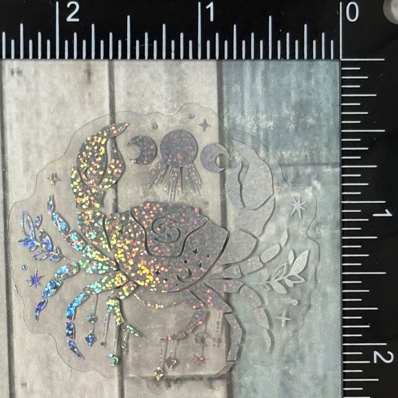 ๐10/$10๐ Silver Translucent Holographic Waterproof Vinyl Sticker Decal - Picture 1 of 1